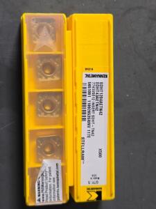 DESCRIPTION: (20) CARBIDE MLLING INSERTS BRAND/MODEL: KENNAMETAL SDHT1204AETN42 RETAIL$: $539.58 QTY: 20