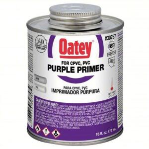 DESCRIPTION: (2) PRIMER BRAND/MODEL: OATEY #29FJ01 SIZE: 16 OZ RETAIL$: $14.39 EA QTY: 2