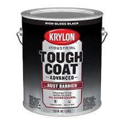 DESCRIPTION: (1) PROTECTIVE OIL BASED ENAMEL BRAND/MODEL: KRYLON INDUSTRIAL INFORMATION: BLACK SIZE: 1 GALLON RETAIL$: $64.99 EA QTY: 1