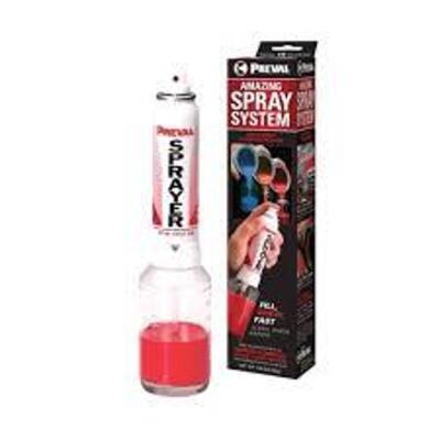 DESCRIPTION: (6) PAINT SPRAYER KIT BRAND/MODEL: PREVAL RETAIL$: $16.49 EA QTY: 6