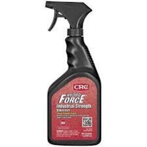 DESCRIPTION: (6) INDUSTRIAL STRENGTH DEGREASER BRAND/MODEL: CRC HYDRO FORCE SIZE: 1 QT RETAIL$: $21.00 EA QTY: 6