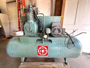 GARDNER DENVER HORIZONTAL AIR COMPRESSOR