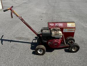 GAS POWERED EDGER W/ TOTE OF PARTS