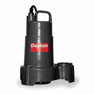 SUBMERSIBLE SUMP PUMP, 1/3 HP, CAST IRON, 120V AC, NO SWITCH INCLUDED