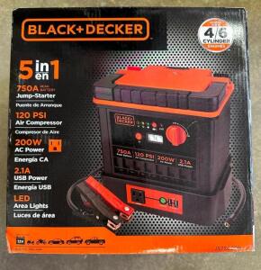 BLACK AND DECKER JUMPSTART BOX