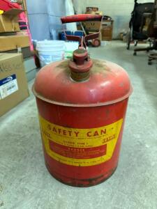 (2)- METAL GAS CANS