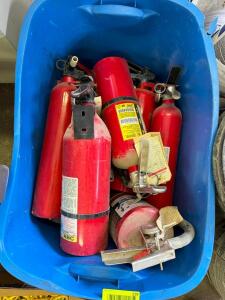 ASSORTED FIRE EXTINGUISHERS