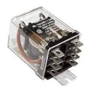 (30) SCHNEIDER 300XBXC1-12D POWER RELAY W/ DPDT SILVER ALLOY CONTACTS AND QUICK-CONNECT TERMINALS