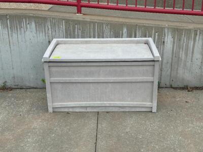 OUTDOOR CABINET WITH CONTENTS