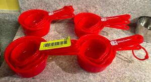 (4) SETS OF MEASURING CUPS