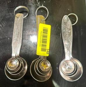 (3) SETS OF MEASURING CUPS