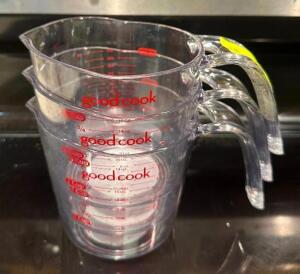 (3) MEASURING CUPS