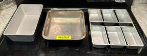 (3) ASSORTED BAKING TRAYS