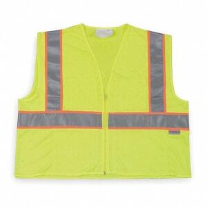 (7) COOL DRY HI VIS VEST, CLASS 2, 3XL, LIME