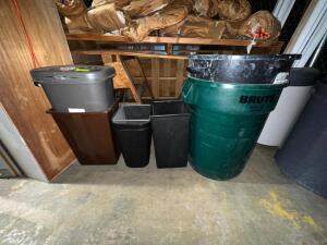 ASSORTED WASTE BINS