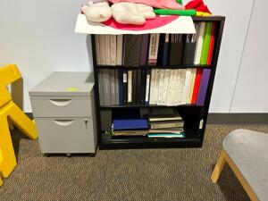 FILE CABINET AND BOOKCASE