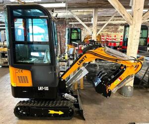 ENCLOSED MINI EXCAVATOR