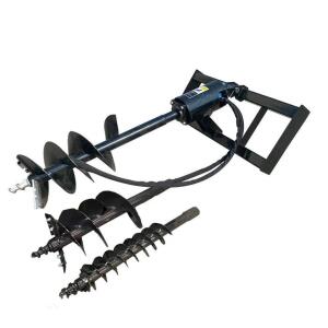 SKID STEER HYDRAULIC AUGER WITH (3) BITS