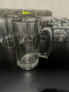 DESCRIPTION (12) LARGE BEER MUGS THIS LOT IS: SOLD BY THE PIECE LOCATION BAR QTY 12