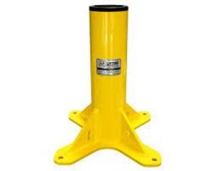 DESCRIPTION: (1) DAVIT CRANE PEDESTAL BASE BRAND/MODEL: OZ LIFTING #OZPED2 INFORMATION: YELLOW RETAIL$: $334.99 EA QTY: 1