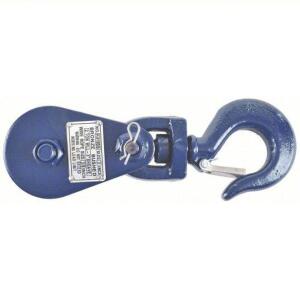 DESCRIPTION: (2) PULLEY BLOCK, SNATCH BLOCK BRAND/MODEL: B/A PRODUCTS #3KXE4 INFORMATION: SWIVEL, LIFTING, 4,000 LB WORKING LOAD LIMIT RETAIL$: $71.50