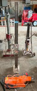 CONCRETE CORING DRILL WITH STAND