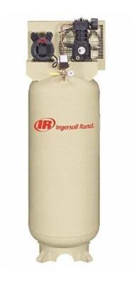 DESCRIPTION: (1) VERTICAL AIR COMPRESSOR BRAND/MODEL: INGERSOLL RAND/SS3L3 INFORMATION: HP: 3/BIEGE/TANK SIZE: 60 GAL/MINOR CISMETIC DAMAGES, MUST COM