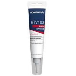 DESCRIPTION: (2) HIGH PERFORMANCE ADHESIVE BRAND/MODEL: MOMENTIVE RTV 103 INFORMATION: BLACK SIZE: 2.8 FL OZ RETAIL$: $30.00 EA QTY: 2