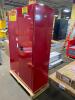 DESCRIPTION: (1) SAFETY CABINET BRAND/MODEL: EAGLE/PI47X INFORMATION: RED/CAPACITY: 60 GAL/MINOR COSMETIC DAMAGES, MUST COME INTO INSPECT RETAIL$: 1,3 - 4