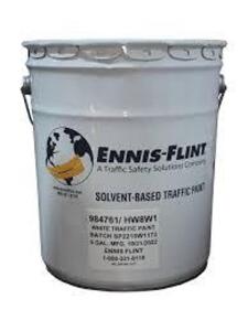 DESCRIPTION: (1) TRAFFIC MARKING PAINT BRAND/MODEL: ENNIS-FLINT INFORMATION: YELLOW SIZE: 5 GALLON RETAIL$: $125.87 EA QTY: 1