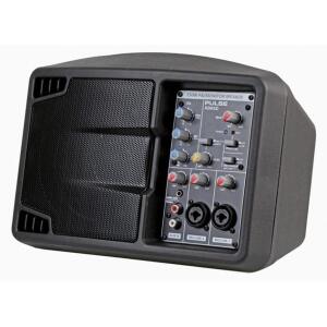 DESCRIPTION: (1) ACTIVE PA/MONITOR SPEAKER BRAND/MODEL: STELLER LABS/ASM5D INFORMATION: 150W, 5" FULL RANGE DRIVER, 3 BAND EQ SIZE: 285x200x200mm QTY: