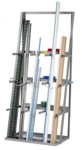 DESCRIPTION: (1) VERTICAL BAR RACK BRAND/MODEL: LITTLE GIANT/BR-2436-84 INFORMATION: GRAY RETAIL$: 692.57 SIZE: 84"H X 25"D X 39"W QTY: 1