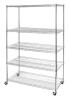 DESCRIPTION: (2) WIRE SHELVING UNIT BRAND/MODEL: SEVILLE/WEB564 INFORMATION: CHROME/5-TIER RETAIL$: 262.71 EACH SIZE: 72"H X 48"W X 24"D QTY: 2