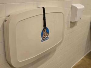 (2) WALL MOUNTED BABY CHANGING STATIONS