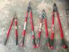 (4) LONG-HANDLED GARDEN PRUNERS