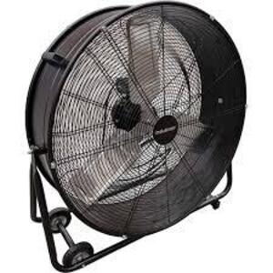 DESCRIPTION: (1) DIRECT DRIVE HEAVY DUTY FANBRAND/MODEL: PRO-SOURCE #31196793INFORMATION: BLACK, 1/2 HP, 110RPM, SIZE: 30" FAN BLADERETAIL$: $499.00 EAQTY: 1