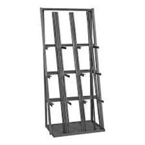 DESCRIPTION: (1) VERTICAL LONG PARTS STORAGE RACK BRAND/MODEL: DURHAM #VBR-8436-95 INFORMATION: GRAY, STEEL SIZE: 36" X 5-1/4" RETAIL$: $533.99 EA QTY