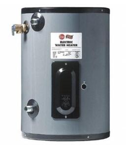 DESCRIPTION: (1) COMMERCIAL ELECTRIC WATER HEATER BRAND/MODEL: RHEEM-RUUD/EGSP30-C INFORMATION: TANK CAPACITY: 30 GAL/TEMP RANGE: 110 TO 170F RETAIL$: