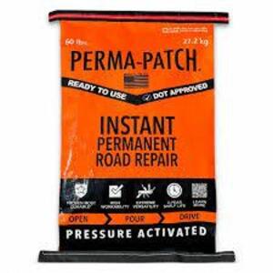 DESCRIPTION: (7) PERMANENT PAVEMENT REPAIR BRAND/MODEL: PERMA-PATCH #13R450 SIZE: 30 LB RETAIL$: $30.00 EA QTY: 7