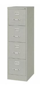 DESCRIPTION: (1) FILE CABINET BRAND/MODEL: HIRSH/22733 INFORMATION: LIGHT GRAY/4-DRAWERS RETAIL$: 225.12 SIZE: 15" X 22" X 52" QTY: 1