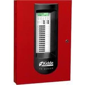 DESCRIPTION: (1) ALARM CONTROL PANEL BRAND/MODEL: KIDDE #FX-10RD INFORMATION: RED SIZE: 10 ZONE, 120 V RETAIL$: $696.99 EA QTY: 1