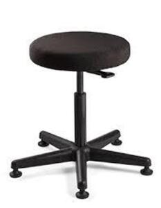 DESCRIPTION: (1) SIT/STAND STOOL BRAND/MODEL: BEVCO #4FE65 INFORMATION: BLACK WITH RED SIZE: 32 IN OVERALL HT, PNEUMATIC LEVER, 22 IN MIN TO 32 IN MAX