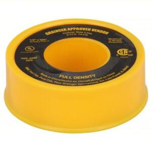 DESCRIPTION: (20) THREAD SEALANT TAPE HD BRAND/MODEL: PRODUCT NUMBER #21TF23 INFORMATION: YELLOW SIZE: 1/2" X 43' RETAIL$: $6.53 EA QTY: 20