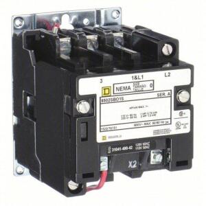 DESCRIPTION: (6) MAGNETIC CONTACTOR BRAND/MODEL: SQUARE D #LB1AJ INFORMATION: NON-REVERSING, 2 POLES, 120 V AC RETAIL$: $542.29 EA QTY: 6