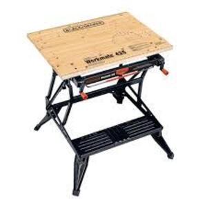 DESCRIPTION: (1) PORTABLE PROJECT CENTER AND VISE BRAND/MODEL: BLACK & DECKER INFORMATION: WORKMATE 425 SIZE: 550 LB CAPACITY RETAIL$: $187.30 EA QTY: