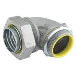 DESCRIPTION: (4) LIQUID TIGHT CONNECTOR, 90 DEGREE BRAND/MODEL: HUBBELL #3550 INFORMATION: MALLEABLE IRON SIZE: 2-1/2" RETAIL$: $1592.70 EA QTY: 4