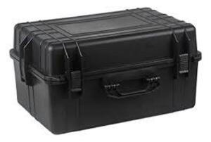 DESCRIPTION: (1) WEATHERPROOF ROLLING CASE BRAND/MODEL: DURATOOL #22-17785 INFORMATION: BLACK, WITH FOAM PADDING SIZE: 22" X 14" X 9" RETAIL$: $199.99