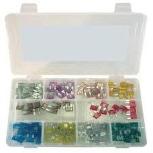 DESCRIPTION: (1) FUSE ASSORTMENT KIT BRAND/MODEL: MCM INFORMATION: 12 ITEMS RETAIL$: $19.89 EA QTY: 1