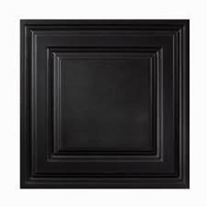 DESCRIPTION: (2) BOXES OF (12) TEXTURED CEILING TILESBRAND/MODEL: ICON RELIEFINFORMATION: BLACKSIZE: 24" X 24"RETAIL$: $153.78 EAQTY: 2