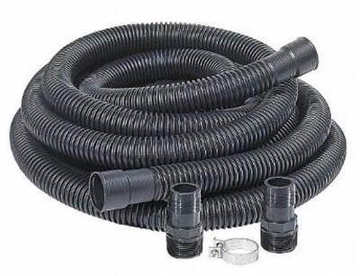 DESCRIPTION: (1) SUMP PUMP HOSE BRAND/MODEL: LITTLE GIANT/SPDK INFORMATION: BLACK RETAIL$: 18.15 SIZE: 1-1/4"DIA X 24'L QTY: 1